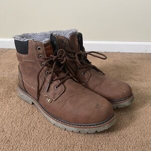 Quatchi Brown Faux Fur Lined Ankle Snow Boots (Men’s Size 11/EUR 44)